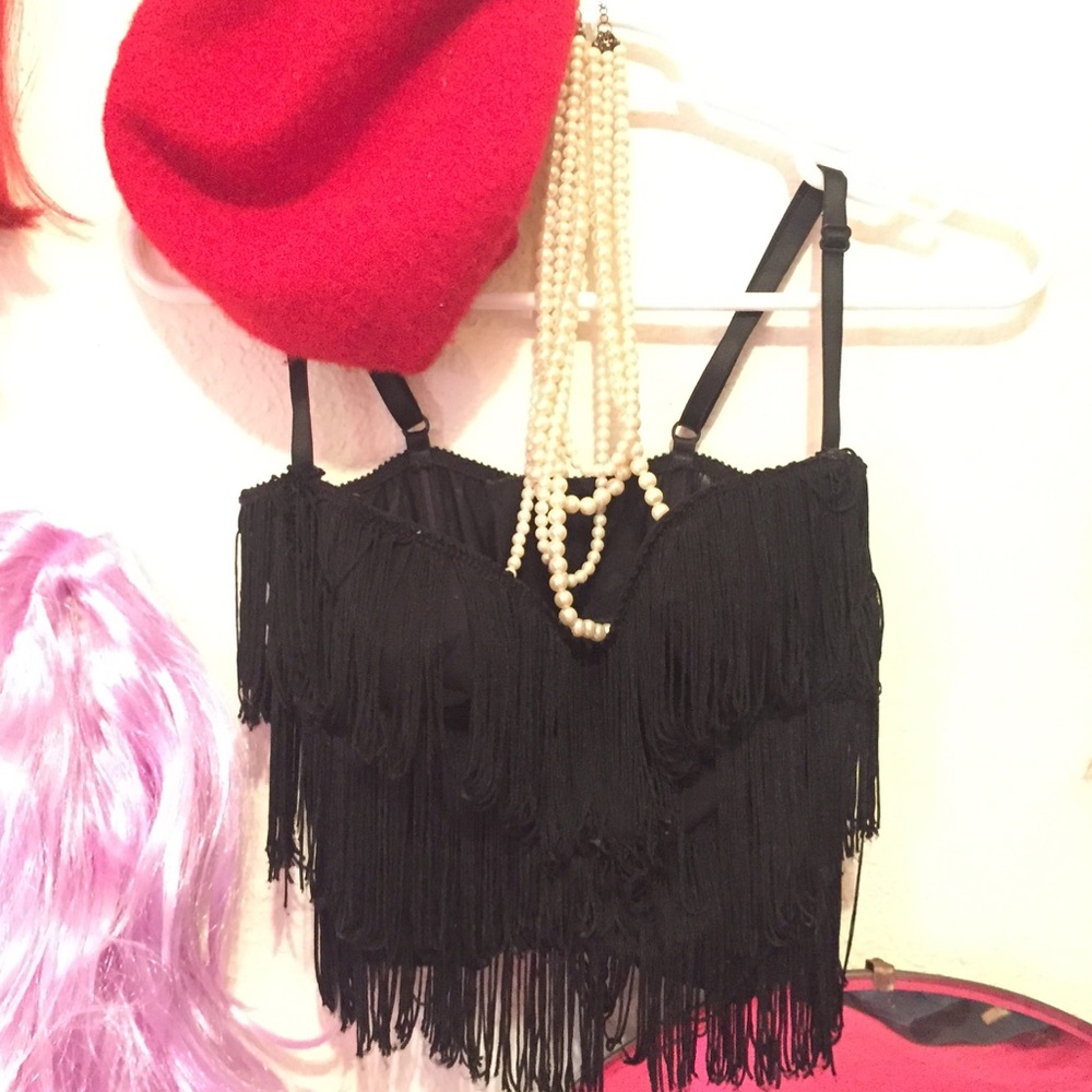 Victoria's Secret Flapper Fringe Crop
